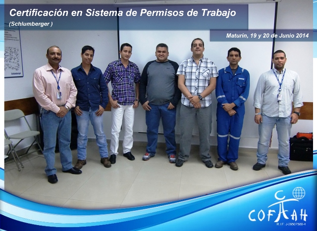 Certificación en Sistema de Permisos de Trabajo (SCHLUMBERGER) Maturin