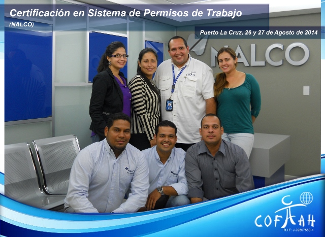 Certificación en Sistema de Permisos de Trabajo (NALCO) Puerto La Cruz