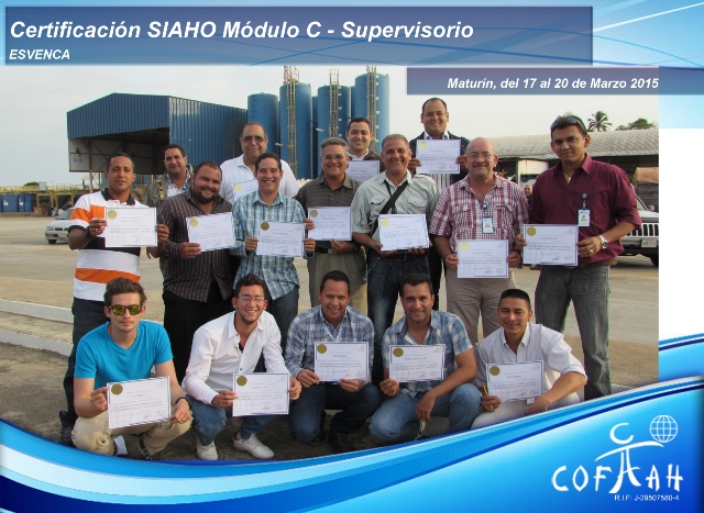 Certificación Integral SIAHO Módulo C - Supervisorio (ESVENCA) Maturín