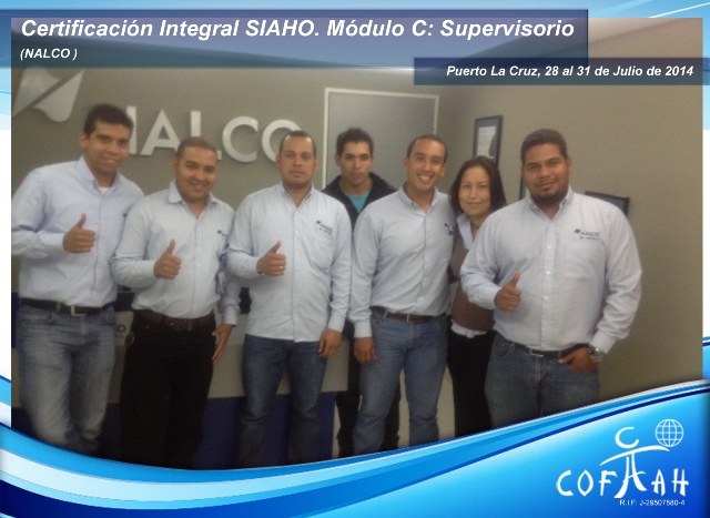 Certificación Integral SIAHO Módulo C Supervisorio (NALCO) Puerto La Cruz