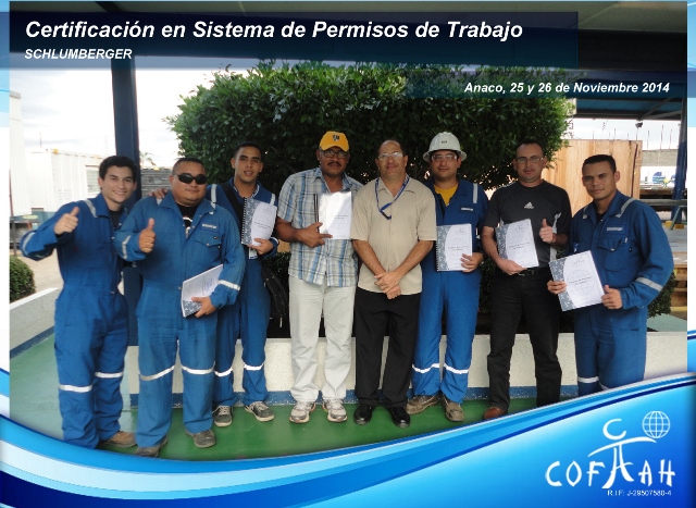 Certificación en Sistema de Permisos de Trabajo (SCHLUMBERGER) Anaco