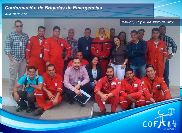 Conformación de Brigadas de Emergencias (WEATHERFORD) Maturín