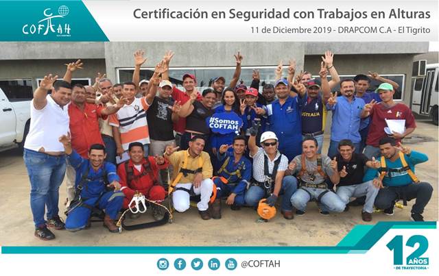 Certificación en Seguridad para Trabajos en Altura (DRAPCOM) El Tigrito