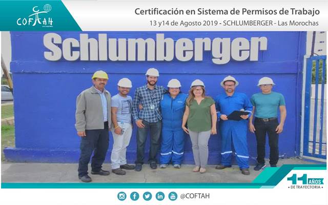 Certificacion en Sistemas de Permisos de Trabajo (SCHLUMBERGER) Las Morochas