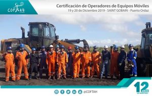 Certificación de Operadores de Equipos Móviles (SAINT GOBAIN) Pto.Ordaz