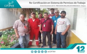 Re-Certificación en Sistema de Permisos de Trabajo (PRECISION DRILLING) Anaco