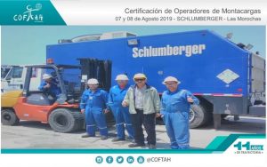 Certificación de Operadores de Montacargas (SCHLUMBERGER) Las Morochas