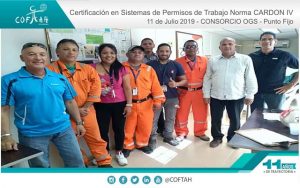 Certificación en Sistema de Permisos de Trabajo (CONSORCIO OGS) Punto Fijo