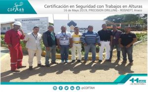 Certificación en Seguridad con Trabajos en Altura (PRECISION DRILLING – ROSNEFT) Anaco