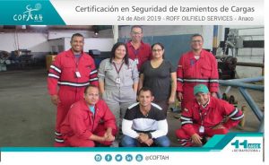 Certificación en Seguridad de Izamientos de Cargas (ROFF OILFIELD SERVICES) Anaco