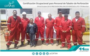 Certificación Ocupacional para Personal de Taladro de Perforación (PRECISION DRILLING) PDVEN-779 Morichal