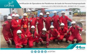 Certificación de Operadores de Plataformas de Izado de Personal Autopropulsados (PRESISION DRILLING – ROSNEFT) Jusepin