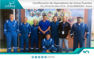 Certificación de Operadores de Grúas Puentes (SCHLUMBERGER) Anaco