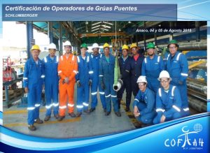 Certificación de Operadores de Grúas Puentes (SCHLUMBERGER) Anaco