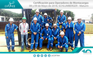Certificación de Operadores de Montacargas (SCHLUMBERGER) Maturín