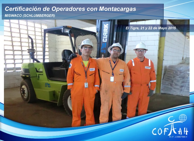 Certificación de Operadores con Montacargas (MI SWACO) El Tigre