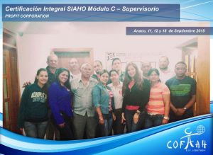 Certificación Integral SAHO Módulo C - Supervisorio (PROFIT Corporation) Anaco