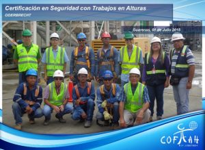 Certificación en Seguridad con Trabajos en Altura (ODEBRECHT) Guarenas