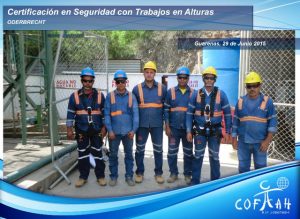 Certificación en Seguridad con Trabajos en Altura (ODEBRECHT) Guarenas