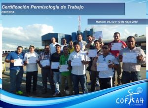 Certificación en Permisología de Trabajo (ESVENCA) Maturín