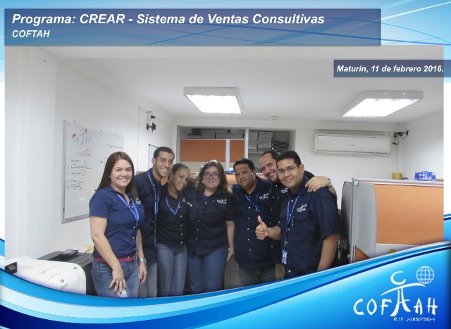 Programa CREAR - Sistema de Ventas Consultivas (COFTAH) Maturín