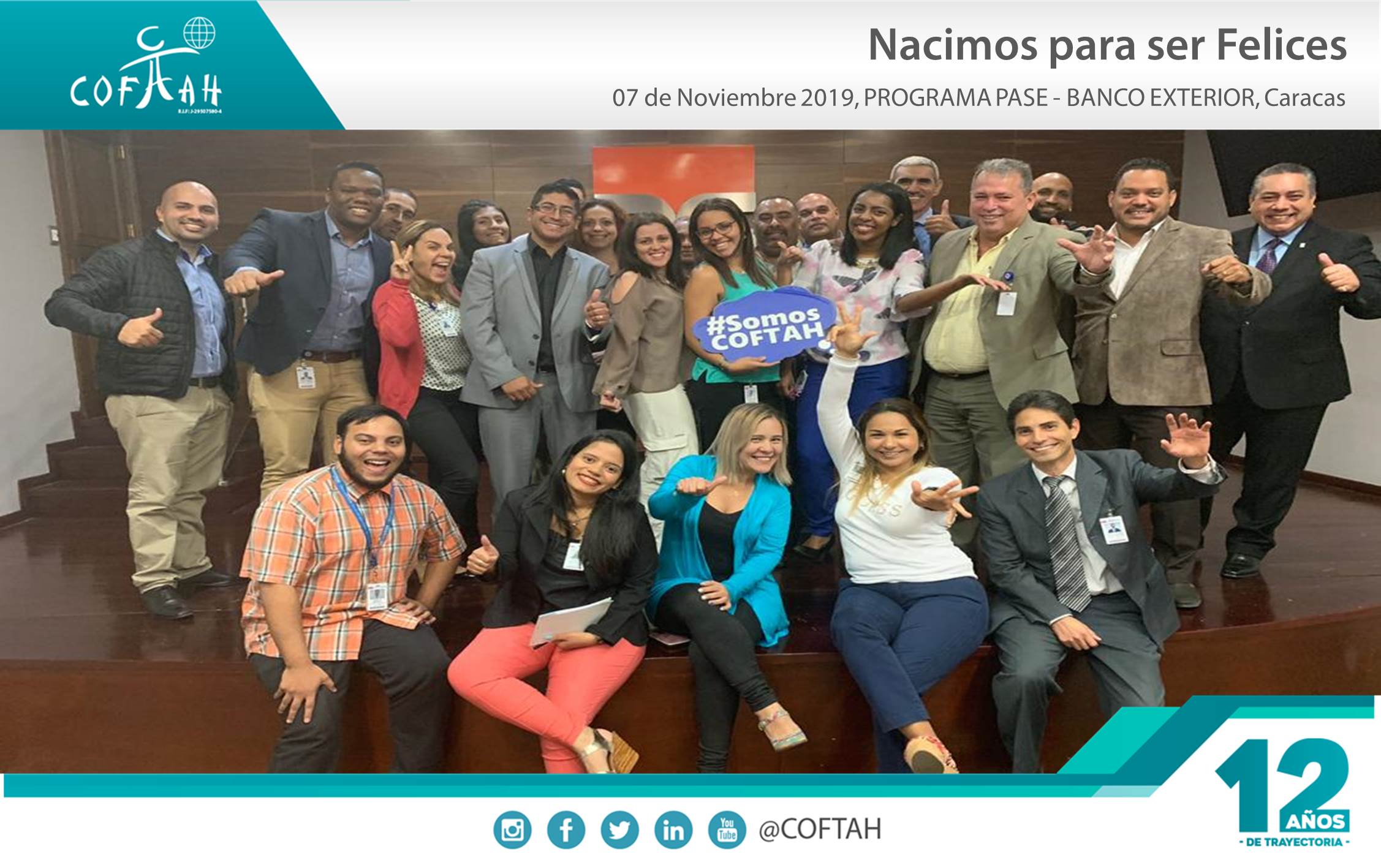 Lee más sobre el artículo Programa PASE – Nacimos para Ser Felices (BANCO EXTERIOR) Caracas