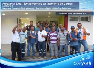 Programa SAIC Sin Accidentes en Izamiento de Cargas (ODEBRECHT) Guarenas