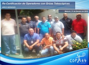 Re-Certificación de Operadores de Grúas Telescópicas (ARCO Services) Maturín -