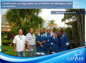 Certificación en Seguridad con el Sulfuro de Hidrógeno (SCHLUMBERGER) Maturín