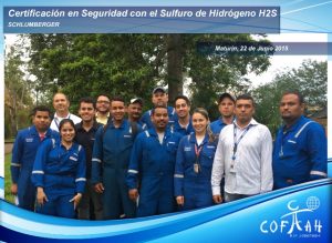 Certificación en Seguridad con el Sulfuro de Hidrógeno (SCHLUMBERGER) Maturín