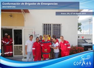 Conformación de Brigadas de Emergencias (WEATHERFORD) Anaco