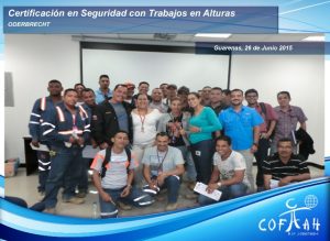 Certificación en Seguridad con Trabajos en Altura (ODEBRECHT) Guarenas