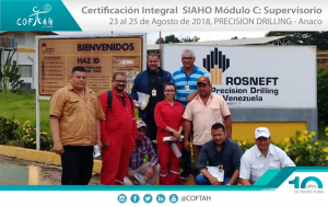 Certificación Integral SIAHO Módulo C - Supervisorio (Precision Drilling – ROSNEFT) Anaco