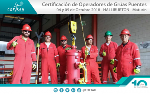 Certificación de Operadores de Grúas Puentes (HALLIBURTON) Maturín