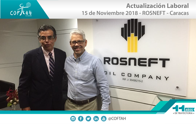 Actualización Laboral (ROSNEFT) Caracas