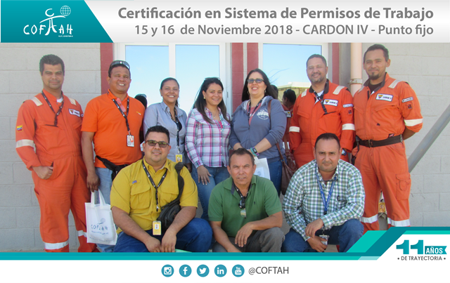 Certificación en Sistema de Permisos de Trabajo (CARDON IV) Punto Fijo