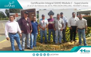 Certificación Integral SIAHO Módulo C - Supervisorio (PRECISION DRILLING - ROSNEFT) Anaco