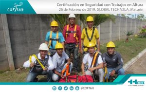 Certificación en Seguridad con Trabajos en Altura (GLOBAL TECH VZLA) Maturín