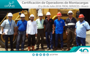 Certificación de Operadores de Montacargas (TROIL Services) Anaco