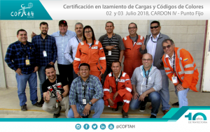 Certificación en Izamiento de Cargas y Códigos de Colores (CARDON IV) Punto Fijo