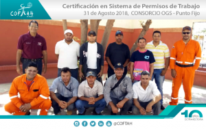 Certificación en Sistema de Permisos de Trabajo (OGS) Punto Fijo