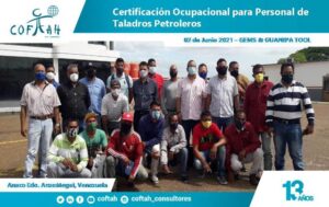 Curso Certificación Ocupaciona para Personal de Taladros Petroleros GEMS GUANIPA TOOL