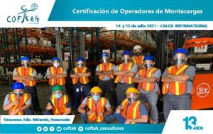 Fotografía foCertificación de Operadores de Montacargas