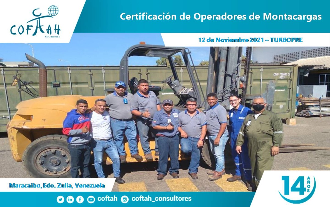Lee más sobre el artículo Certificación de Operadores de Montacargas en TURBOPRE SERVICES en Maracaibo