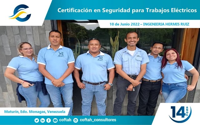 Certificación en Seguridad para Trabajos en Eléctricos