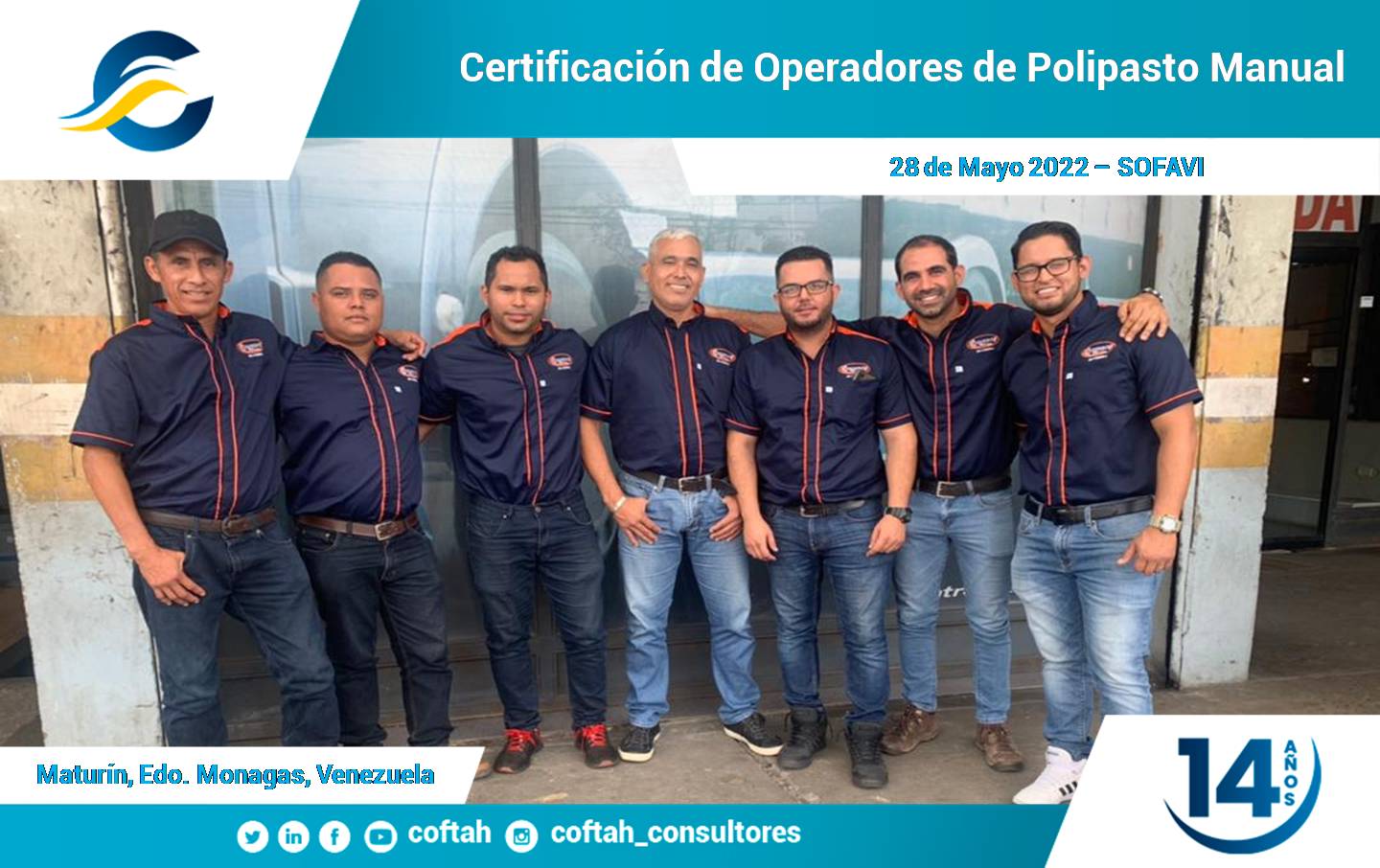 Lee más sobre el artículo Certificación de Operadores de Polipasto Manual con SOFAVI en Maturín