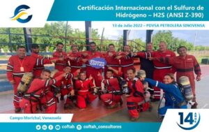 Certificación Internacional con el Sulfuro de Hidrógeno H2S