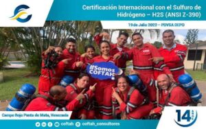 Certificación Internacional con el Sulfuro de Hidrógeno H2S