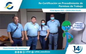 Re-Certificación en Procedimiento de Permisos de Trabajo