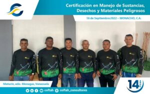 Certificación en Manejo de Sustancias, Desechos y Materiales Peligrosos